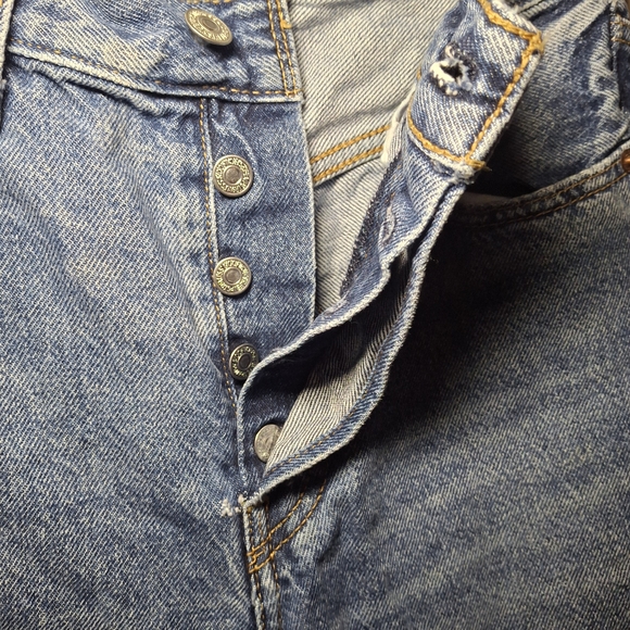 Signature by Levi Strauss Blue Straight Leg Jeans - Picture 3 of 5